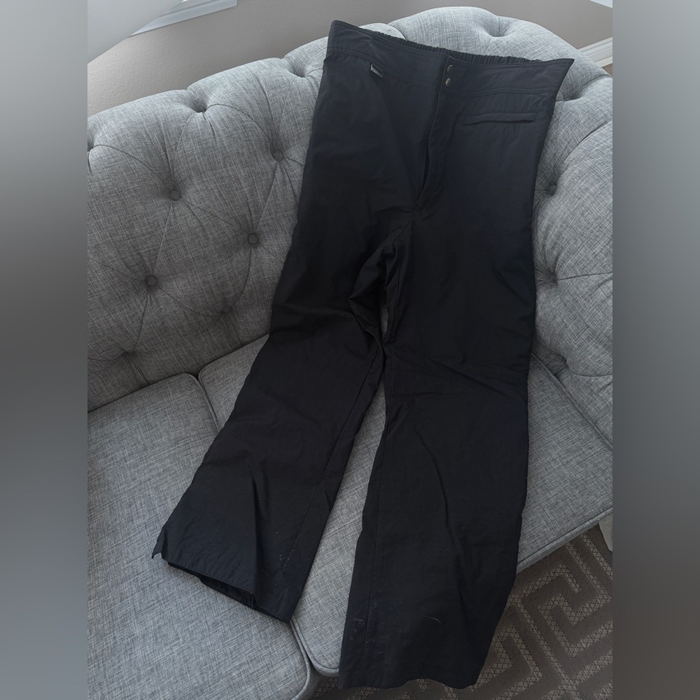Black ski pants or outerwear pants